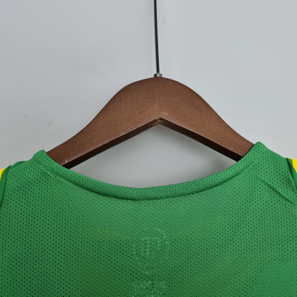 Camisa Retrô 2004 Seleção Brasileira I Nike Masculina - Amarela - Total 90
