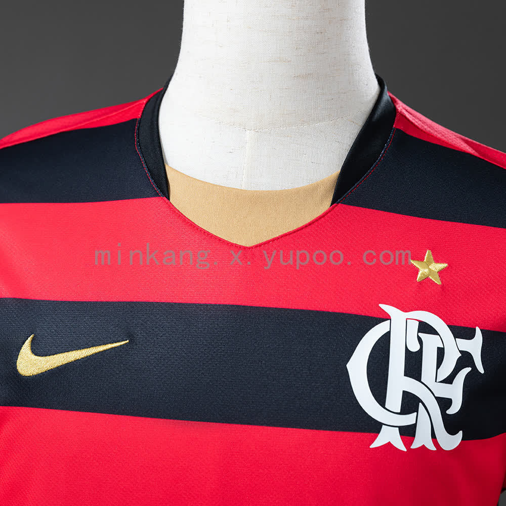 Camisa Flamengo Retrô 2009 Vermelha e Preta - Nike