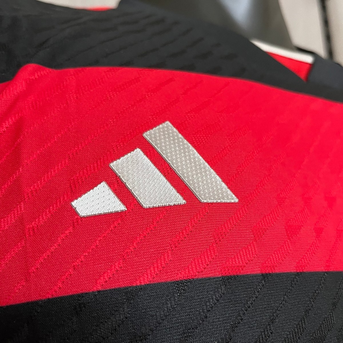 Camisa Flamengo I 24/25 s/n° Jogador Adidas Masculina - Vermelho+Preto - DA Sports Oficial