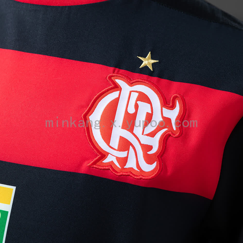 Camisa Retrô Flamengo Home 2005/06 Masculino - Preto e Vermelho